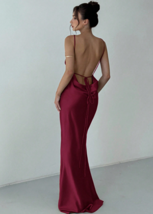 Eva Dress - Redwine